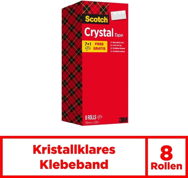 Detalle 2 de Scotch Crystal Klebeband 19mm x 33m