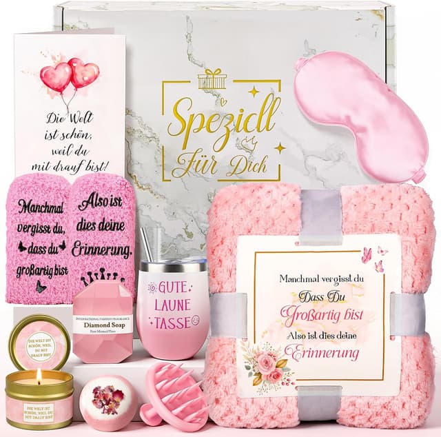 Detalle de TUZELIYA Geschenkset Rosa Mutmacher