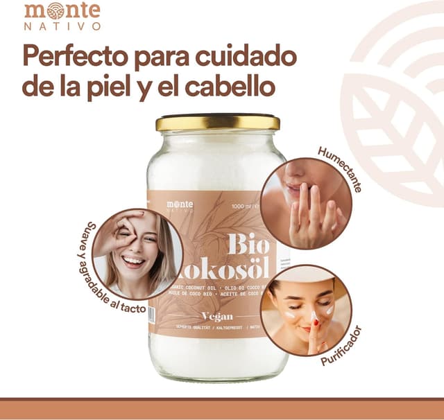 Thumbnail 4 de MonteNativo Aceite de Coco Orgánico 1000 ml