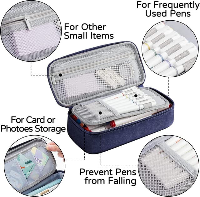 Detalle 2 de WEMATE Federmäppchen 9×4,3×2,4 Zoll