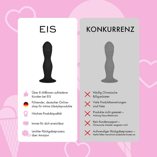 Imagen de EIS Suction Hero Biegsamer Dildo 16 cm en OfertitasTOP