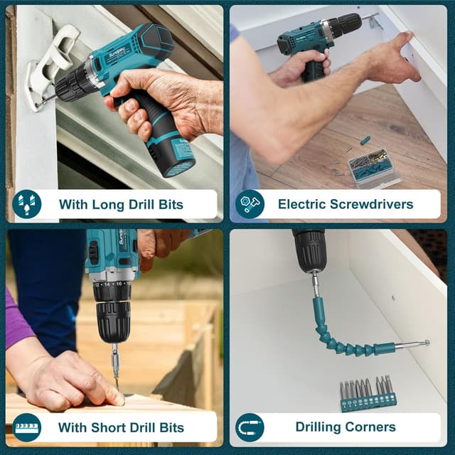 Thumbnail 4 de Sundpey 206-PCs Home Tool Kit