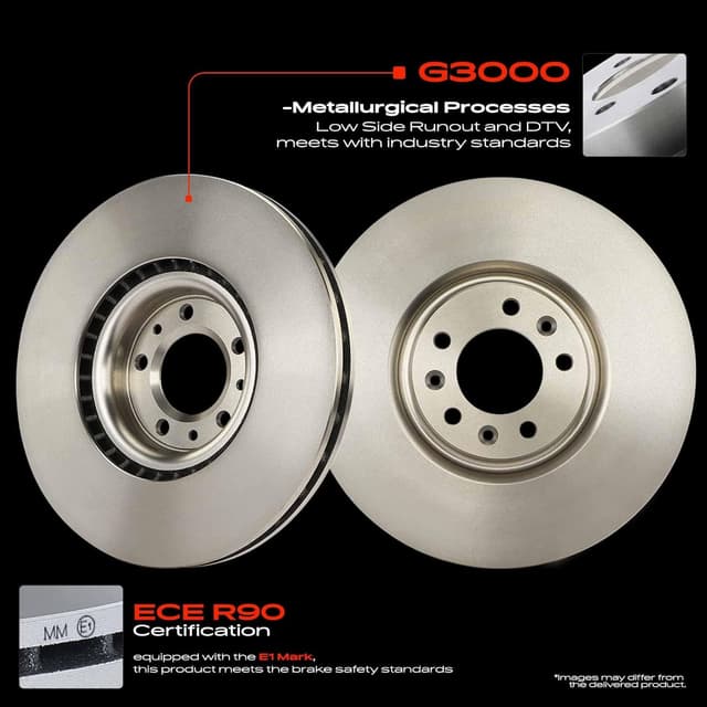 Detalle 2 de Frankberg front brake kit (2 brake discs + 4 brake pads) for selected Citroën/Peugeot models