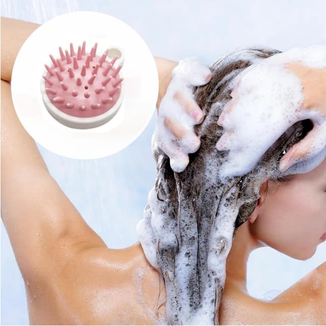 Detalle 2 de Haaröl Applikator 2er Set mit Kopfhautbürste