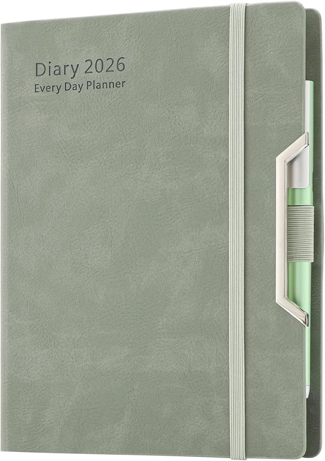 Detalle 2 de Agenda académica 2026 A5 día por página