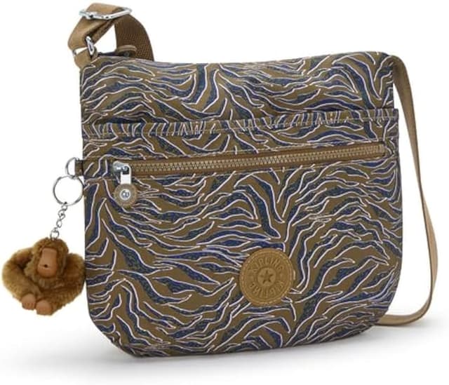 Detalle de Kipling ARTO Bandolera Mediana, Rojo Funky Red