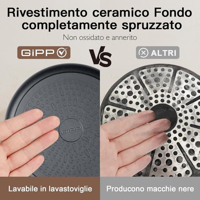 Thumbnail 6 de GiPP set pentole antiaderenti 14 pezzi