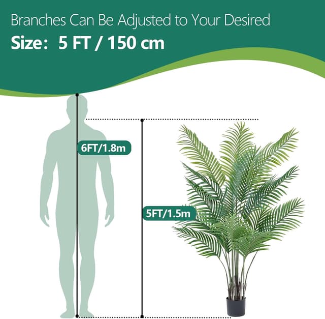 Thumbnail 1 de MYELLU Palmier Artificiel 150 cm