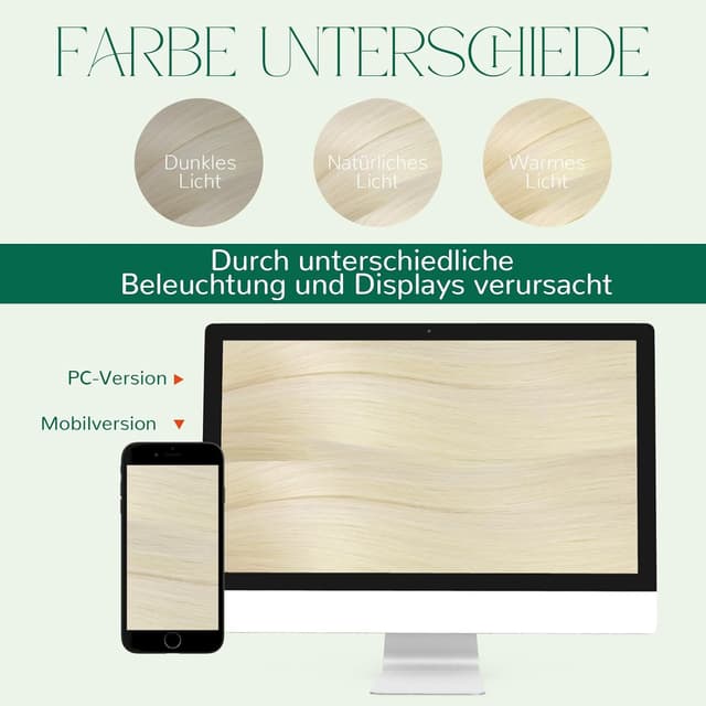 Thumbnail 5 de Easyouth Bondings Echthaar Blond 50cm