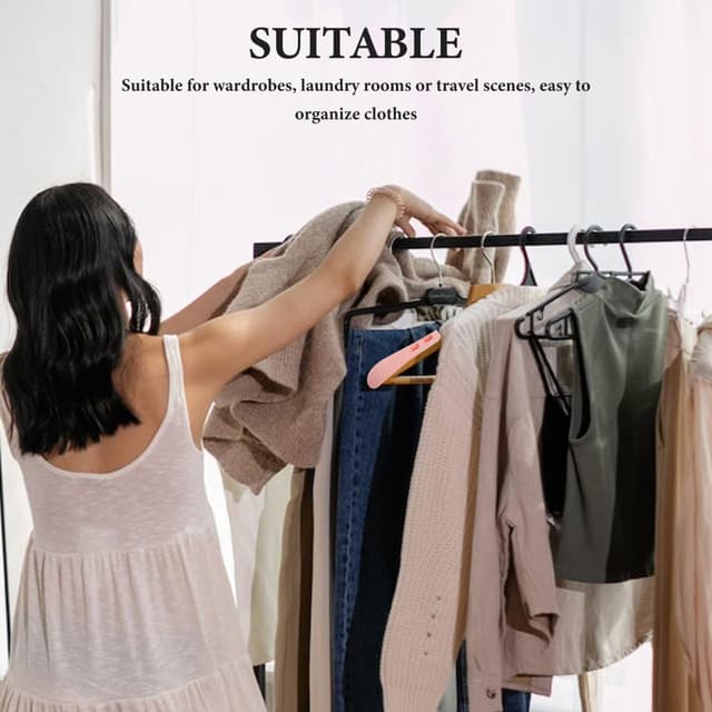 Detalle 2 de ULTECHNOVO non-slip clothes hanger shoulder pads for suits, sweaters & dresses