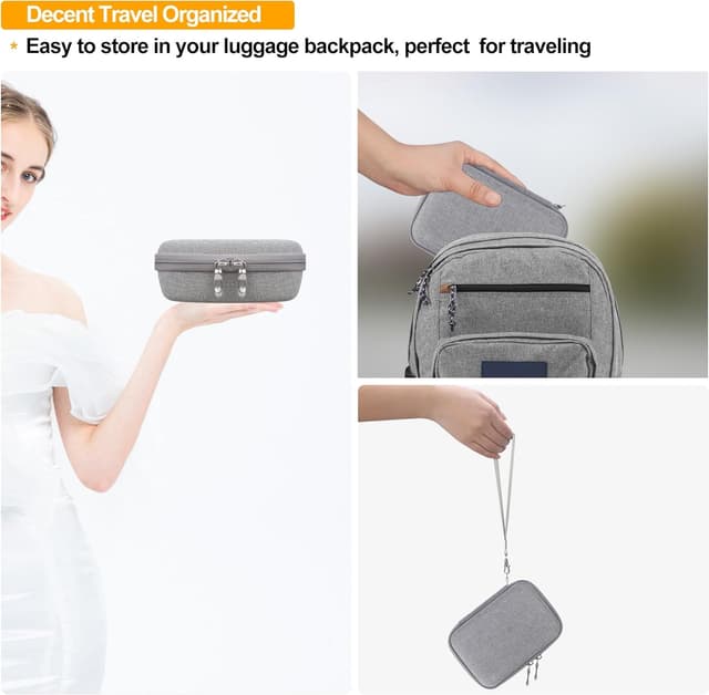 Detalle 2 de Elonbo carrying case for HP Sprocket 2x3 portable instant photo printer (grey)