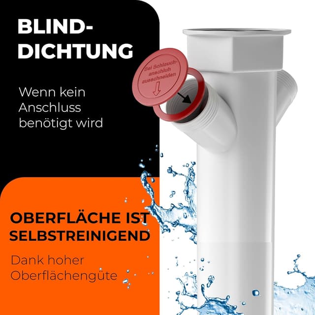 Thumbnail 6 de AquaHeld Siphon Küchenspüle 1 1/2" 40/50mm