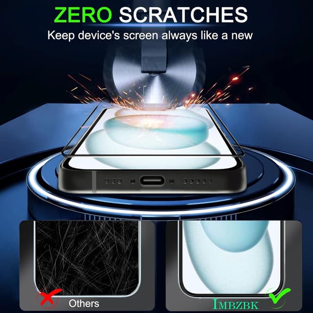 Thumbnail 4 de IMBZBK Protector iPhone 15 9H+ Ultra HD