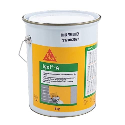 Detalle de SIKA Igol A emulsión butuminosa 5 kg 🧱