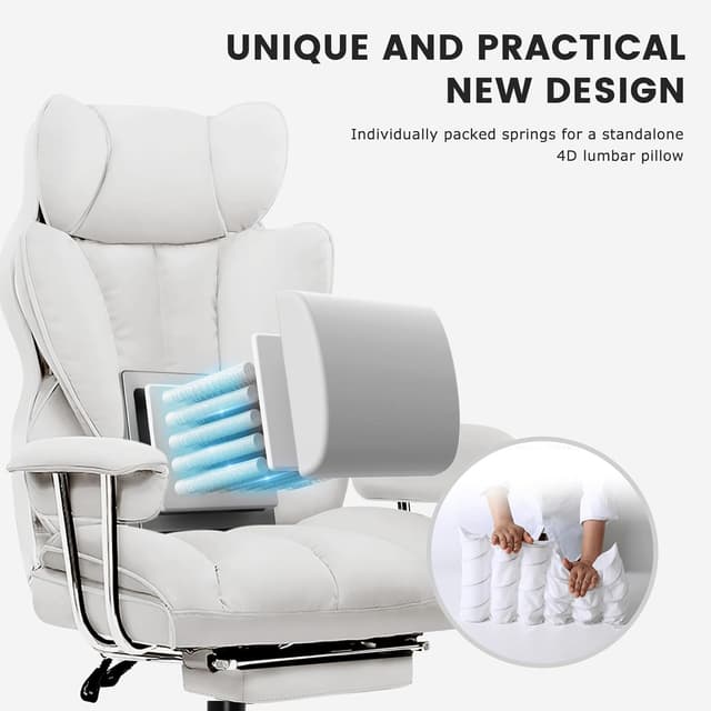 Detalle de GTPLAYER Sedia gaming ergonomica, 160 kg