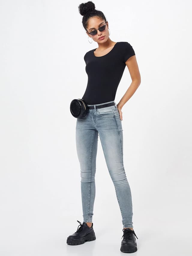 Detalle 2 de G-STAR RAW Damen Lynn Super Skinny Jeans – Mid Waist im Vintage-Look