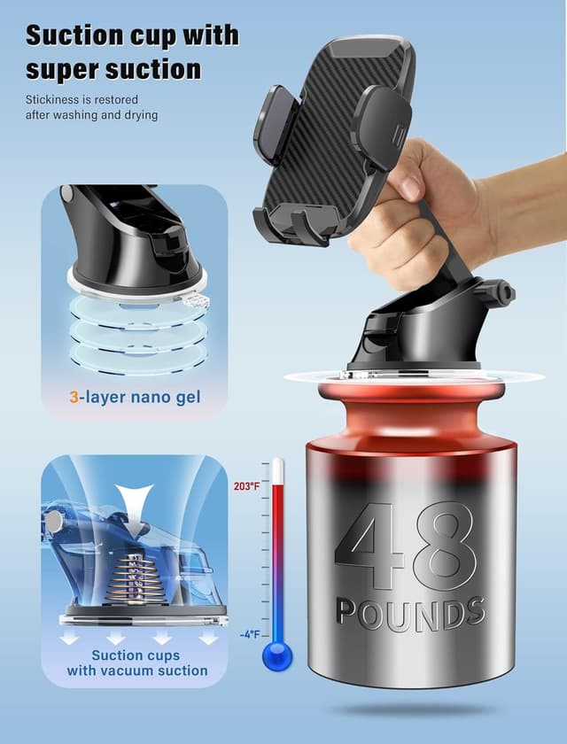 Detalle de Tsryrlr Soporte Móvil Coche 360°