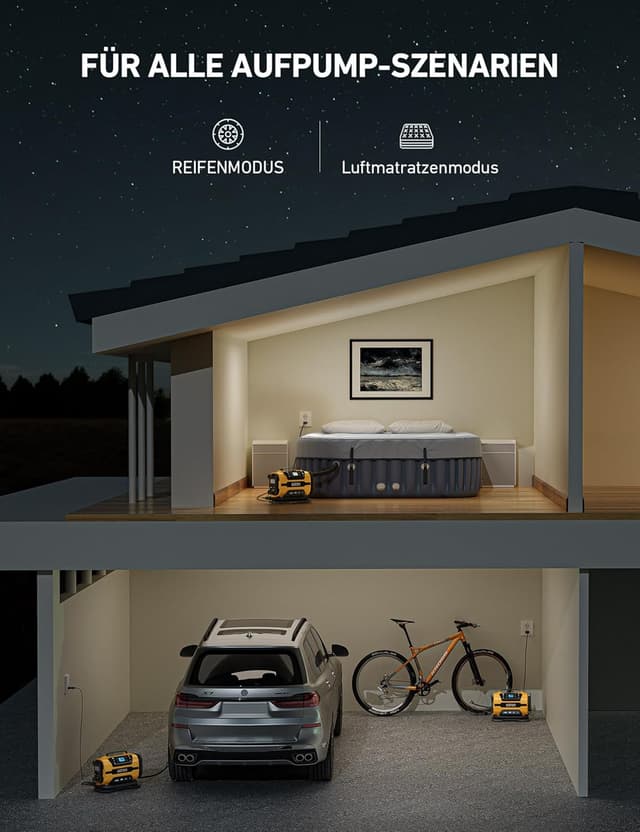 Thumbnail 4 de AstroAI Kompressor Auto 12V/230V – 150 PSI