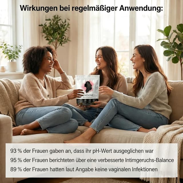 Detalle de Feminine Balance Gummies für Frauen – Premium vegane Gummis mit Ananasgeschmack (60 Stück)