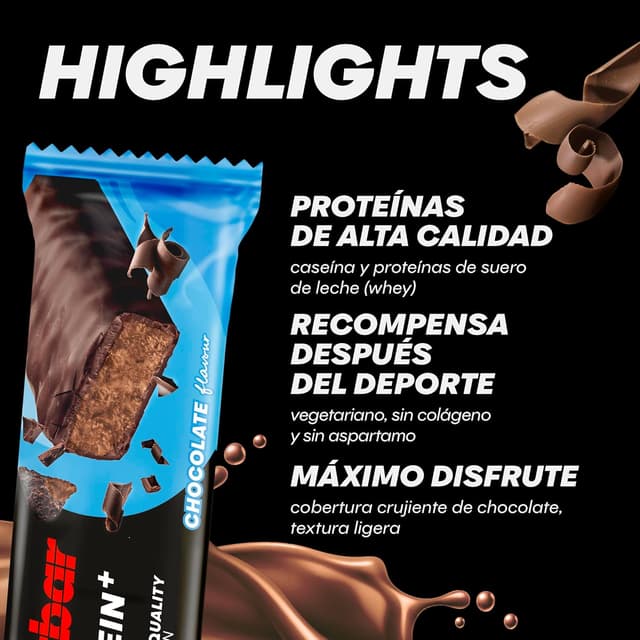 Thumbnail 3 de PowerBar Protein Plus 30% Chocolate, 15 Barras - Alta Proteína 💪