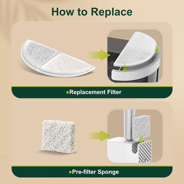 Thumbnail 4 de Gimars Filtri Cotone 8 pezzi Fontana