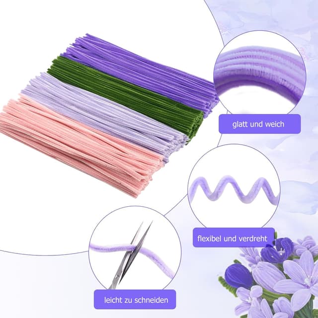 Thumbnail 3 de Blumenstrauß Pfeifenreiniger Set 400-teilig