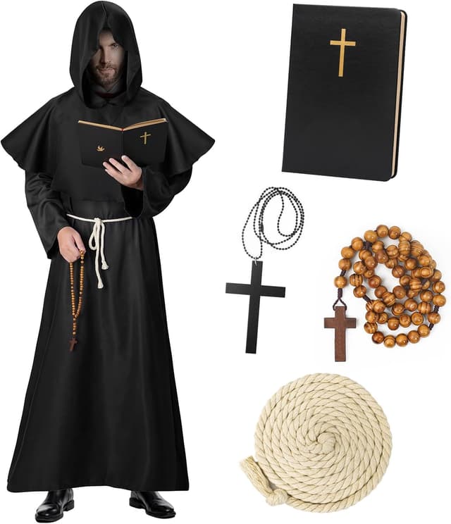 Detalle de Haozozo Mönch Kostüm S-XXL 🎭