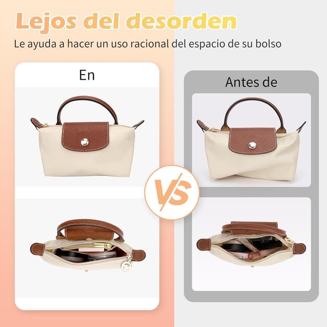 Thumbnail 3 de GADITIEK Correa y Organizador para Longchamp 16,5 cm