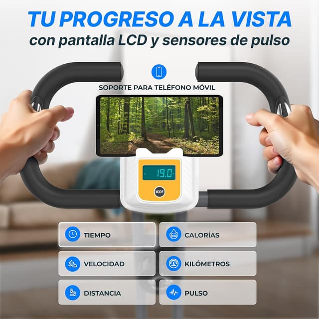 Thumbnail 5 de Ultrasport F-Bike Bicicleta Estática 130 KG