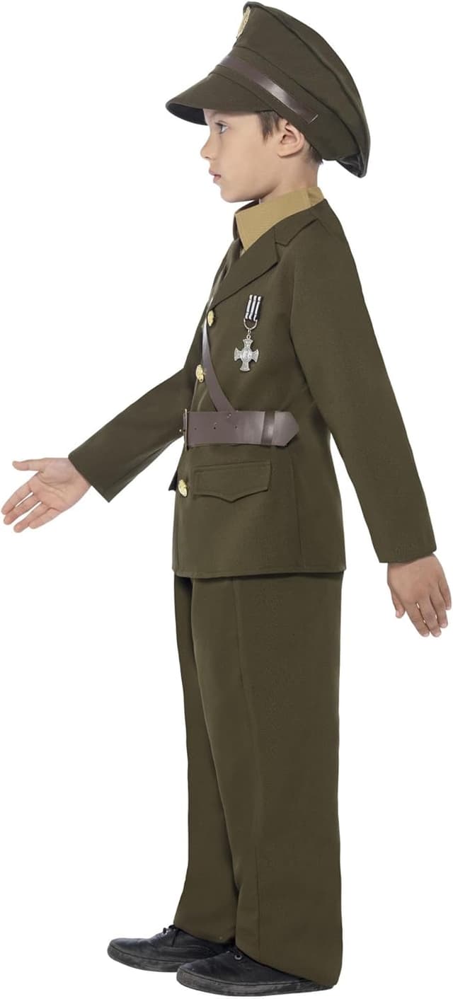 Thumbnail 1 de Smiffys Army Officer Costume Age 7-9