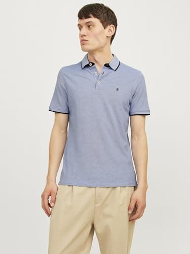 Thumbnail 5 de Jack & Jones Polo SS 2pk Hombre, Bright Cobalt/Blanco