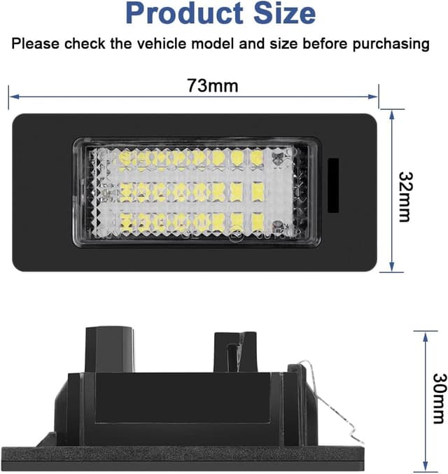 Thumbnail 1 de URAQT Kennzeichenbeleuchtung BMW