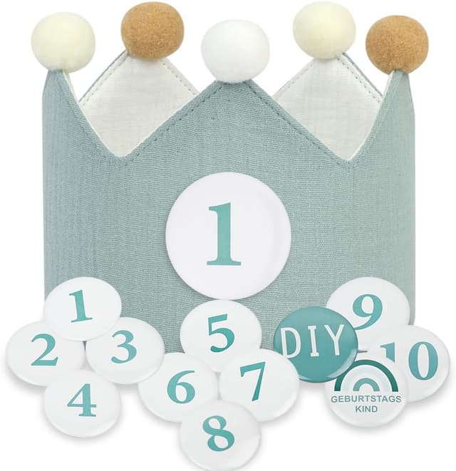 Detalle de URAQT Birthday Crown for Kids