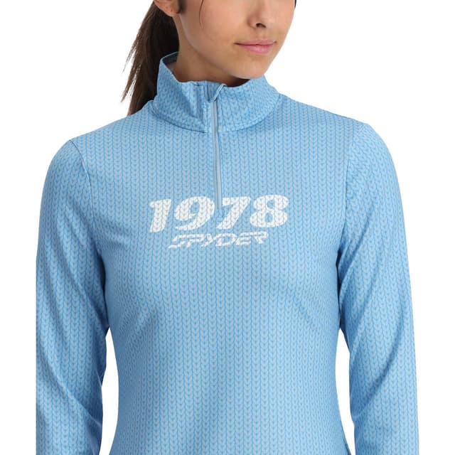 Detalle 2 de Spyder Vivid 1/2 Zip — camiseta mujer base layer