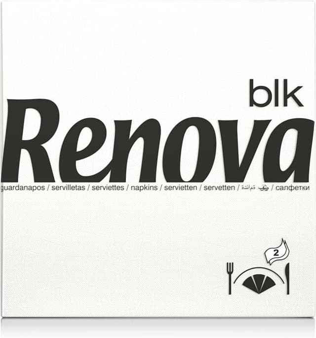 Thumbnail 4 de RENOVA Servilletas BLK 1,350 Premium Blancas 🧻