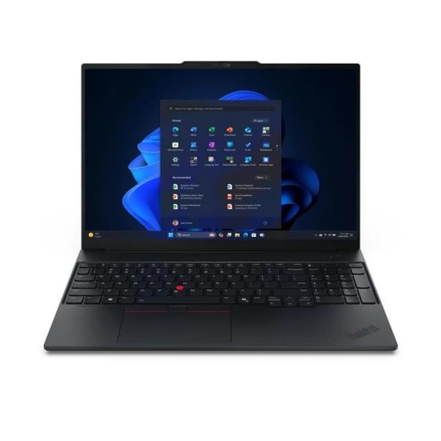 Detalle de Lenovo ThinkPad E16 Gen 3 (16") con AMD Ryzen 5, 16GB RAM y 512GB SSD, Windows 11 Pro