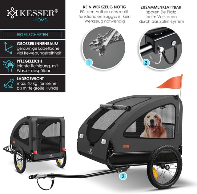 Thumbnail 5 de KESSER Boxer Hundeanhänger 250L