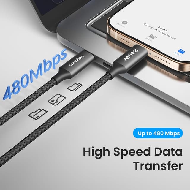 Detalle 2 de etguuds 10ft USB C cable 🔌