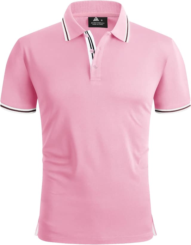 Thumbnail 6 de SwissWell Poloshirt Herren Kurzarm atmungsaktiv (95% Polyester, 5% Elastan) für Golf, Tennis & Freizeit