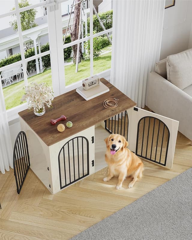 Detalle 2 de Hzuaneri Hundekäfig 108 cm für Hunde
