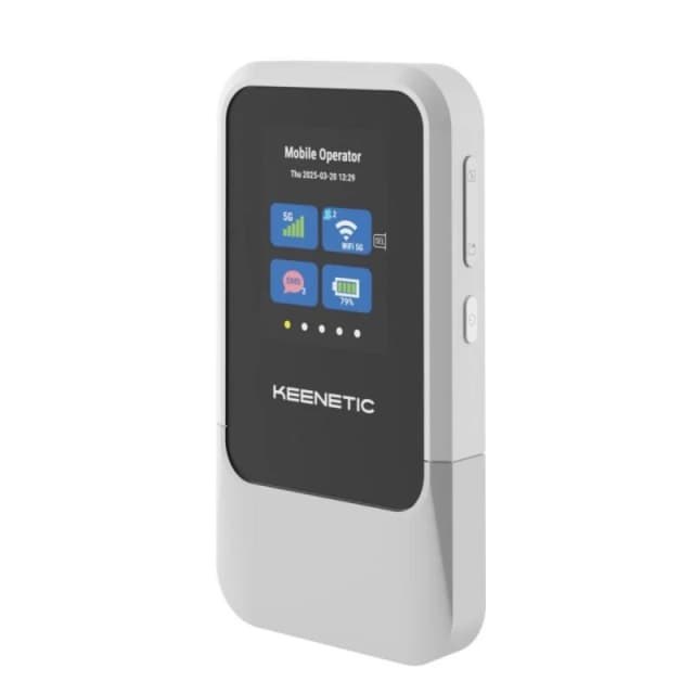 Detalle de Keenetic KN-5210-01-EU portátil WiFi 4G con batería 4000 mAh