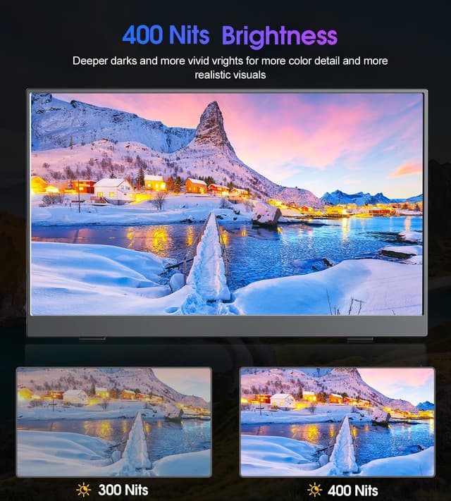 Thumbnail 5 de COOLHOOD Portable Monitor 15.6" 1080p portable monitor