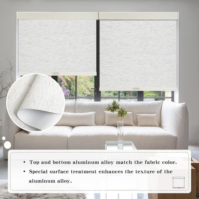 Thumbnail 1 de SUNOFF Cordless Blackout Roller Shades 34" x 72"