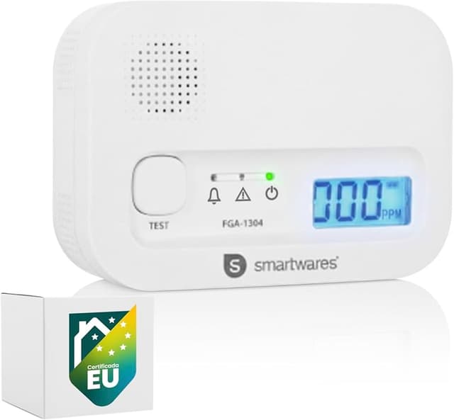 Imagen de Smartwares FGA-13041 Detector Monóxido de Carbono con Pantalla en OfertitasTOP