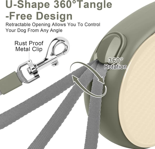 Thumbnail 3 de Doklasu Retractable Dog Leash 5m with One-Hand Brake