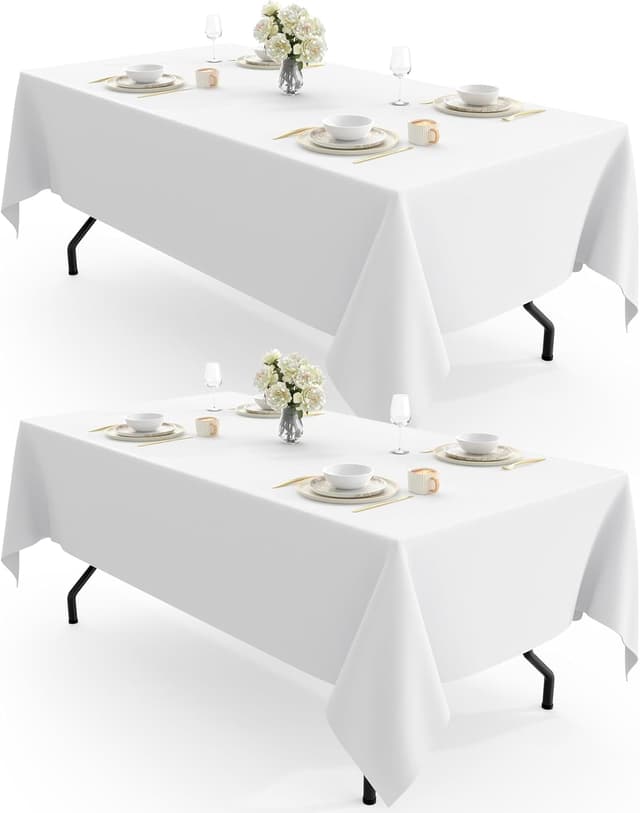 Detalle de Pureegg Rectangle Table Cloth 60 x 102 White