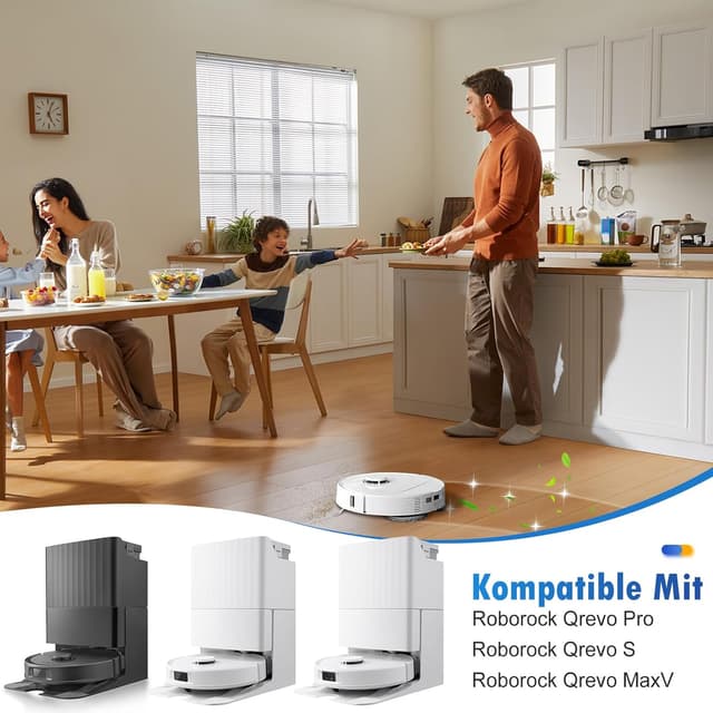 Detalle de Alloytool 25-teiliges Zubehör-Set für Roborock Qrevo Pro / Qrevo S / Qrevo MaxV