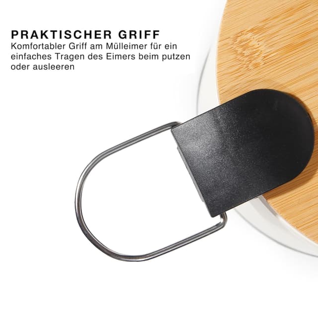 Thumbnail 3 de GREELUE 3L Kosmetikeimer Metall mit Deckel