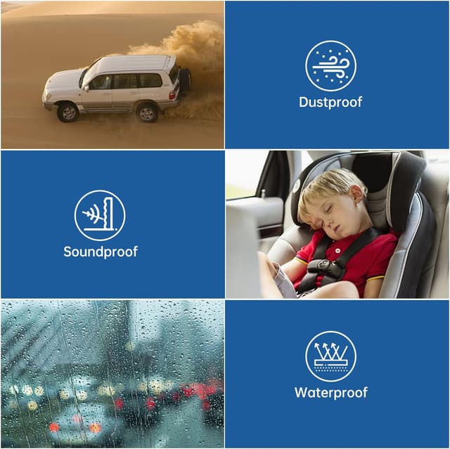 Detalle 2 de 10 m U-Shaped Car Door Edge Protectors Rubber Anti-Collision Trim (Black)