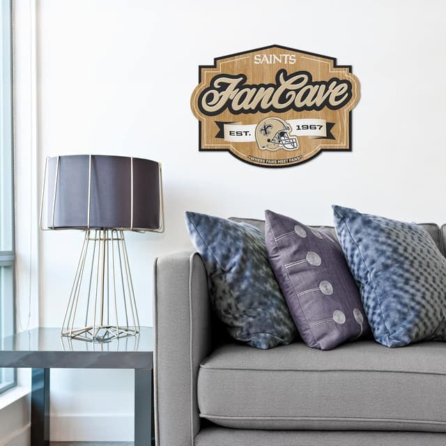 Detalle 2 de YouTheFan NFL FanCave 3D Wall Art (Officially Licensed) — Ready-to-Hang Floating Design